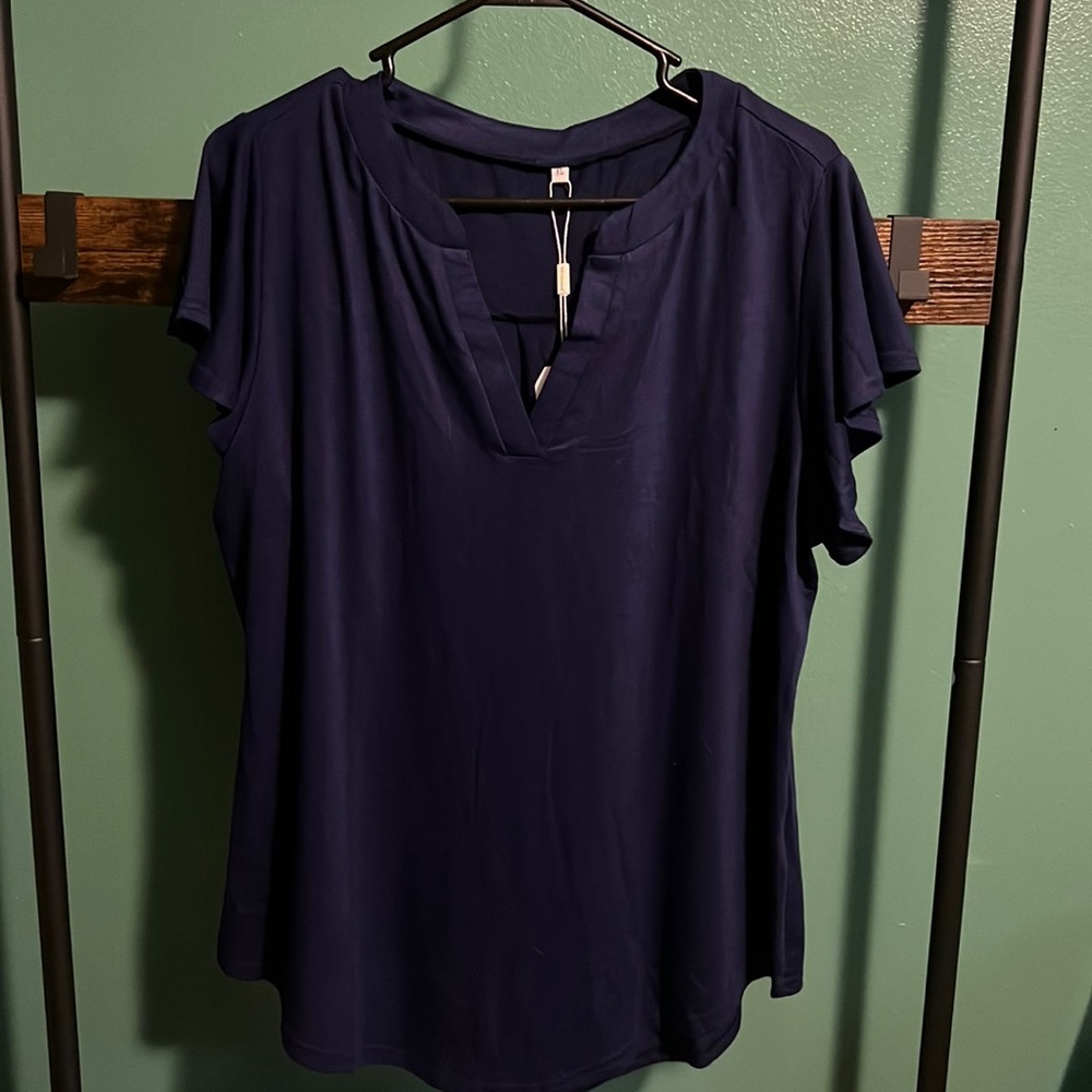 VIVI Fashion navy blue shirt size XL